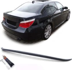 No Name Bmw 5 Serie E60 2003 T/m 2010 Kofferklep Spoiler Achterklep 520 530 540 550 M5 Styling Glans Zwart