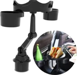 2 In 1 Auto Mobiele Telefoon Bekerhouder Lade Auto Voertuig Voedsel Tafel Auto Lade Tafel Voor Eten