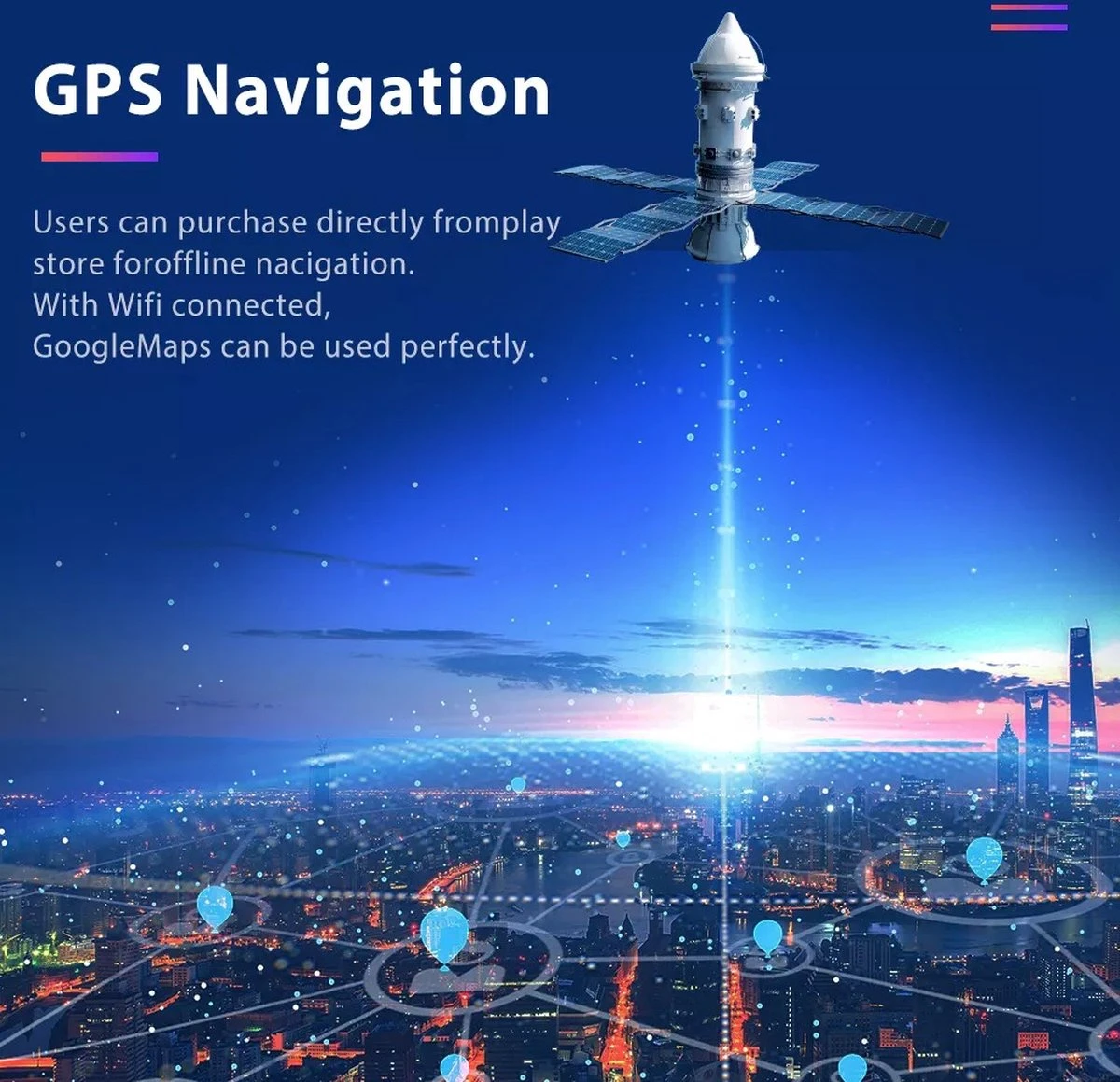 TechU™ Autoradio AT25 – 2 Din 7” Touchscreen Monitor – Voor Toyota Universeel – Bluetooth & Wifi – Android 11 – Handsfree Bellen – FM Radio – USB – GPS Navigatie 13 TechU™ Autoradio AT25 – 2 Din 7” Touchscreen Monitor – Voor Toyota Universeel – Bluetooth & Wifi – Android 11 – Handsfree Bellen – FM Radio – USB – GPS Navigatie - Afbeelding 11