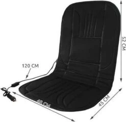 Merkloos Autostoel Verwarmingskussen - 12V Auto Verwarming Zitkussen Rugkussen - 12 Volt Kussen Rug - Stoelverwarming Autostoelkussen - Zwart -Auto-Onderdelenwinkel 1200x1160 1