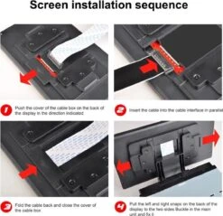 Boscer® 1Din Autoradio | Apple Carplay | 9' HD Verstelbaar Scherm | USB, Aux, Bluetooth|Achteruitrijcamera -Auto-Onderdelenwinkel 1200x1162 6