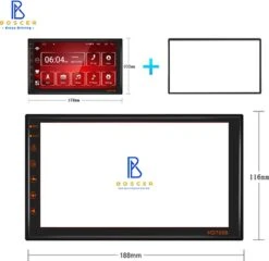 Boscer® Autoradio 2Din Universeel | Android 11 | Navigatiesysteem | 7' HD Scherm | Achteruitrijcamera -Auto-Onderdelenwinkel 1200x1164 8