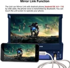 TechU™ T47 Autoradio Met Uitklap Scherm – 1 Din 7 Inch + Afstandsbediening – Bluetooth – USB – AUX – FM Radio – GPS Navigatie – Handsfree Bellen – Autoradio Met Scherm 22 TechU™ T47 Autoradio Met Uitklap Scherm – 1 Din 7 Inch + Afstandsbediening – Bluetooth – USB – AUX – FM Radio – GPS Navigatie – Handsfree Bellen – Autoradio Met Scherm -Auto-Onderdelenwinkel 1200x1164 9