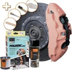 Foliatec Remklauwlakset - Juicy Peach - 3 Componenten