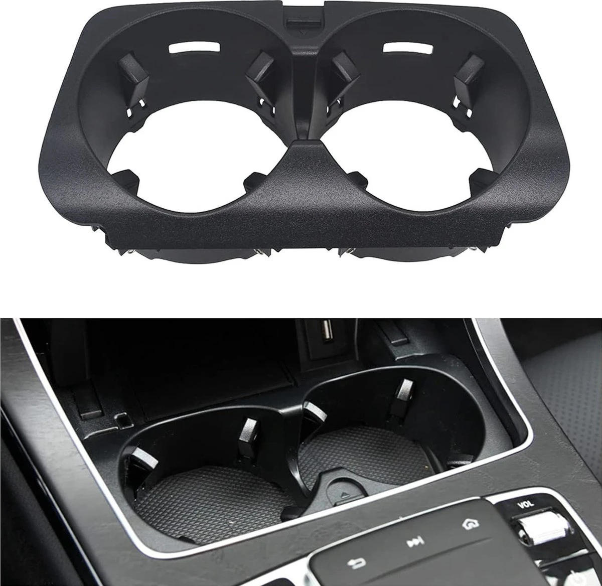 Mercedes Bekerhouder W213 - W205 - W253 - W447 Voor Mercedes C Klasse E Klasse Glc V Klasse 3 Mercedes Bekerhouder W213 - W205 - W253 - W447 Voor Mercedes C Klasse E Klasse Glc V Klasse