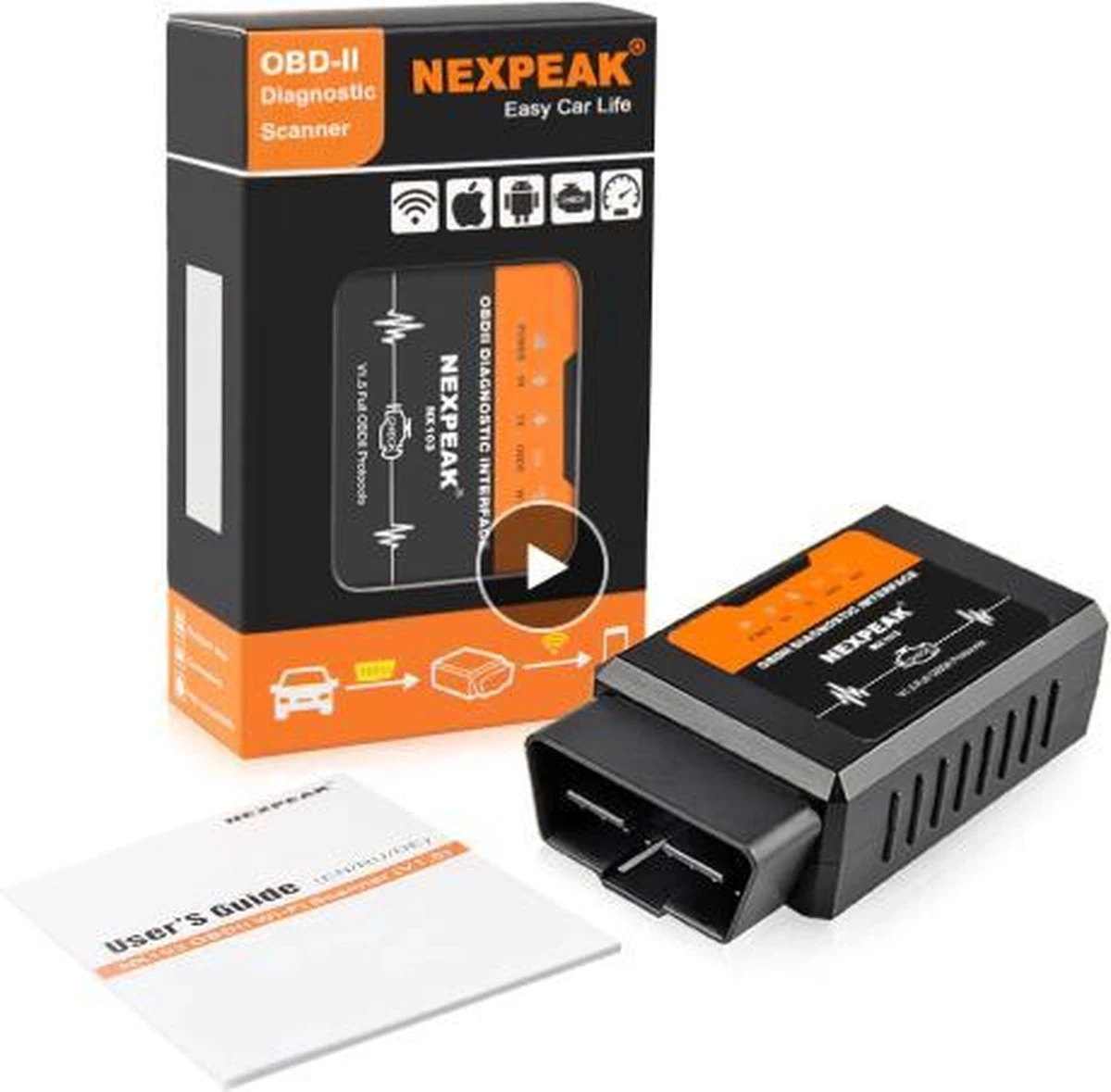 WiseGoods - OBD2 Auto Scanner - ELM327 - Auto Foutcode Lezer - Auto Diagnose Scanner Via Telefoon - Auto Uitlezen - WIFI 3 WiseGoods - OBD2 Auto Scanner - ELM327 - Auto Foutcode Lezer - Auto Diagnose Scanner Via Telefoon - Auto Uitlezen - WIFI