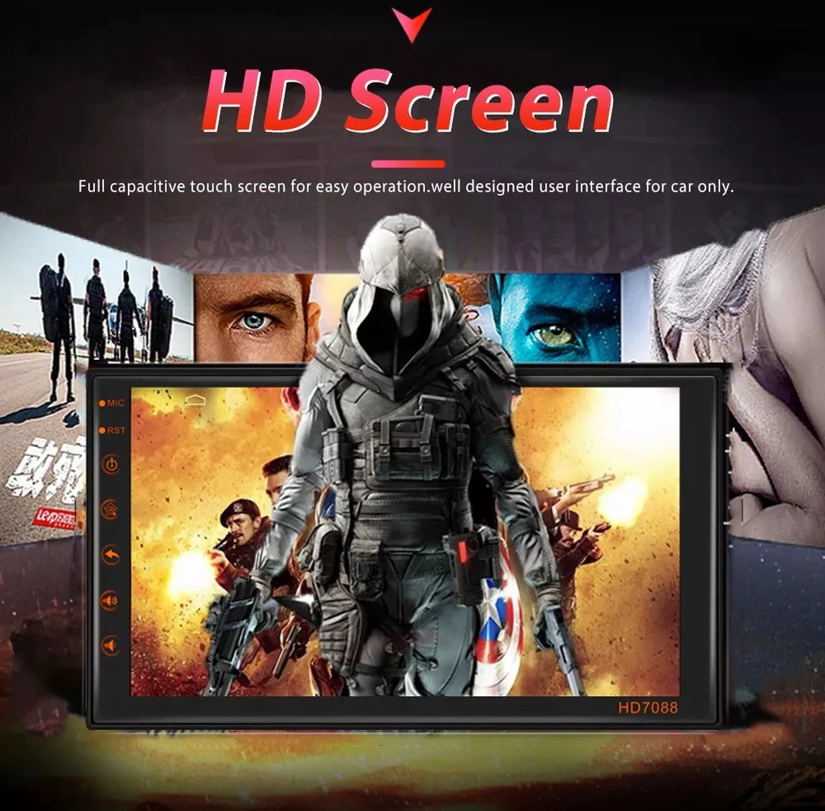 TechU™ Autoradio AT25 – 2 Din 7” Touchscreen Monitor – Voor Toyota Universeel – Bluetooth & Wifi – Android 11 – Handsfree Bellen – FM Radio – USB – GPS Navigatie 7 TechU™ Autoradio AT25 – 2 Din 7” Touchscreen Monitor – Voor Toyota Universeel – Bluetooth & Wifi – Android 11 – Handsfree Bellen – FM Radio – USB – GPS Navigatie - Afbeelding 5