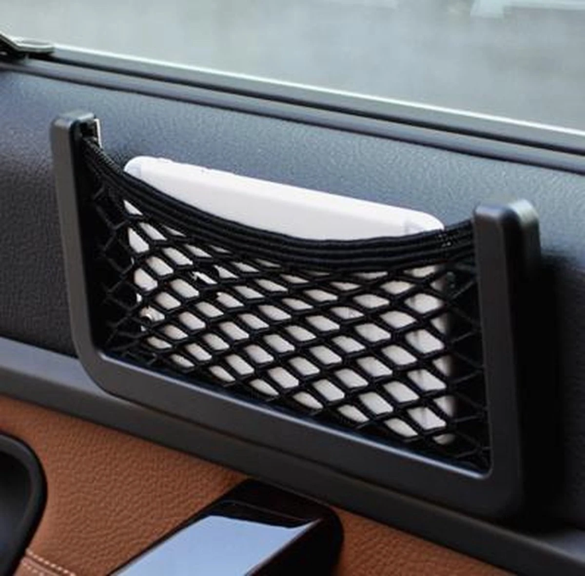 Merkloos Zelfklevend Auto Netje - Handige Auto Organiser / Opbergvakje - Autonet / Prullenbak / Vuilniszak - Autonetje Universeel 3 Merkloos Zelfklevend Auto Netje - Handige Auto Organiser / Opbergvakje - Autonet / Prullenbak / Vuilniszak - Autonetje Universeel