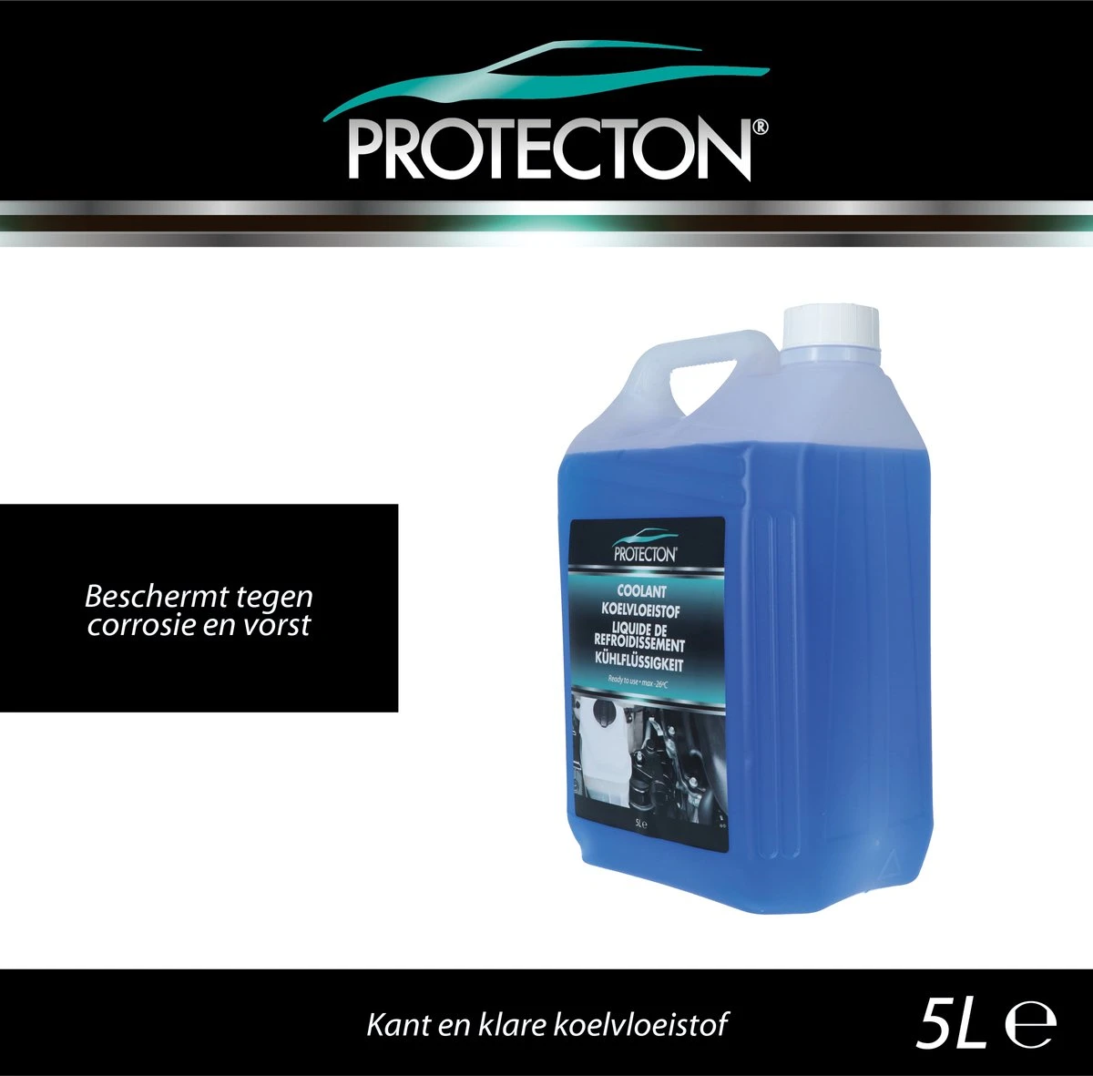 Protecton Koelvloeistof Auto Blauw | 5 Liter | Beschermt Tegen Corrosie En Vorst | Kant En Klaar 6 Protecton Koelvloeistof Auto Blauw | 5 Liter | Beschermt Tegen Corrosie En Vorst | Kant En Klaar - Afbeelding 4