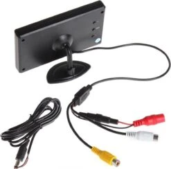 Merkloos Achteruitrijcamera Set - 7 LEDs IR Nachtzicht - 120 Graden Lenshoek -Water, Weer & Shockproof - Inclusief 4,3 Inch LCD Display / Scherm - Achteruitrij Camera Auto -Auto-Onderdelenwinkel 1200x1183 5