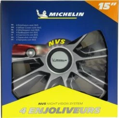 Michelin Wieldoppen 15 Inch - Zilver/zwart - 4 Stuks -Auto-Onderdelenwinkel 1200x1186 10