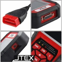 JTEX® Diagnosecomputer LIVE DATA - OBD2 - EOBD - CAN Handscanner - Diagnoseapparatuur - Motorstoring Codelezer - OBD Scanner - Storing Wissen -Auto-Onderdelenwinkel 1200x1186 5