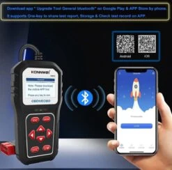 Konnwei KW818 - OBD2 Scanner - Auto Uitleesapparatuur - Storing Verwijderen - IOS/ANDROID - Nederlands -Auto-Onderdelenwinkel 1200x1186 8