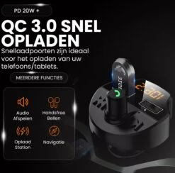 Apeiron Auto FM Transmitter - Bluetooth - Handsfree Bellen - USB - Carkit - Audio Receiver - Oplaadfunctie - Auto Accessoires 20 Apeiron Auto FM Transmitter - Bluetooth - Handsfree Bellen - USB - Carkit - Audio Receiver - Oplaadfunctie - Auto Accessoires -Auto-Onderdelenwinkel 1200x1187 10