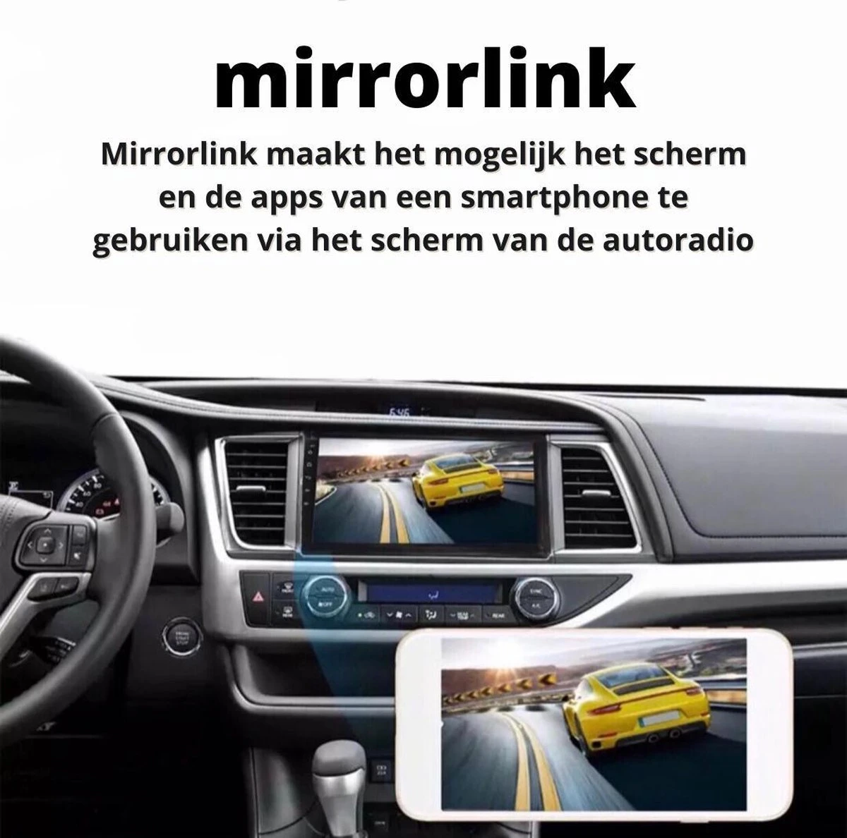 Universele Autoradio Met Bluetooth, USB & Youtube - Navigatie - Handsfree Radio Met Microfoon - Android Met Google Play -10.1inch HD Touchscreen - GRATIS Achteruitrijcamera 11 Universele Autoradio Met Bluetooth, USB & Youtube - Navigatie - Handsfree Radio Met Microfoon - Android Met Google Play -10.1inch HD Touchscreen - GRATIS Achteruitrijcamera - Afbeelding 9