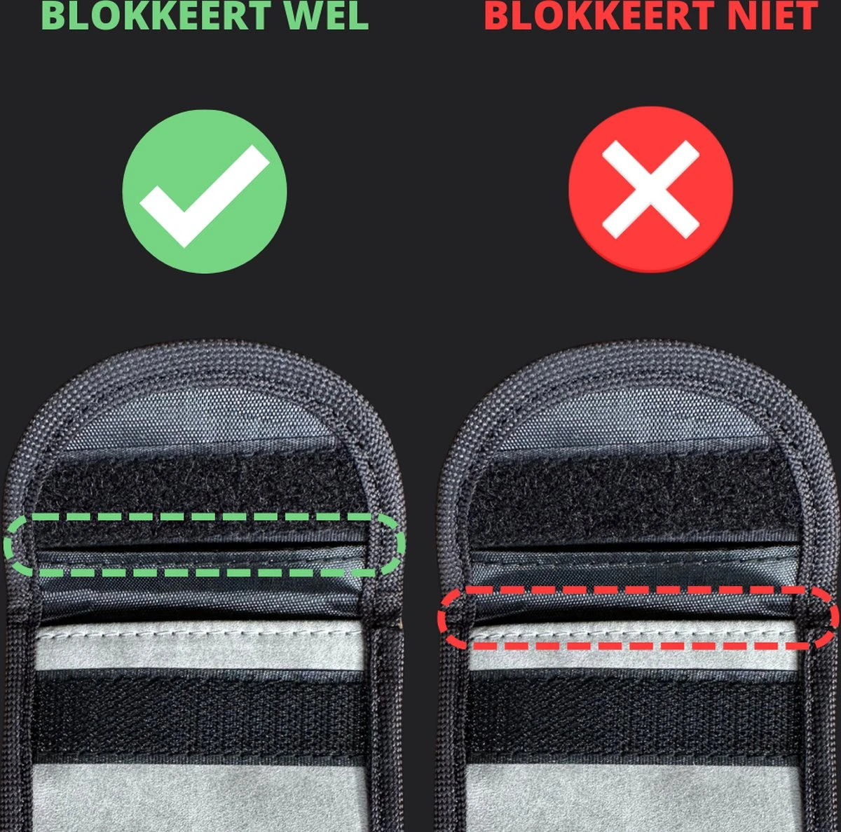 RFID Beschermhoes - Faraday - Keyless Entry Beschermhoes - Faraday Hoes - Anti Diefstal Etui - Autosleutel - Signaal Blocker - Grijs 6 RFID Beschermhoes - Faraday - Keyless Entry Beschermhoes - Faraday Hoes - Anti Diefstal Etui - Autosleutel - Signaal Blocker - Grijs - Afbeelding 4