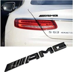 Mercedes AMG Logo Zwart - Luxe Auto Styling Sticker - 3M Hoogwaardige Kwaliteit - Waterbestendig -Auto-Onderdelenwinkel 1200x1190 12