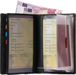 Merkloos Autopapieren Mapje Portefeuille - Zwart Leer - A5 Map -Auto-Onderdelenwinkel 1200x1190 6