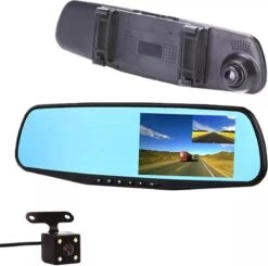 Dashcam Voor Auto - Voor En Achter Camera - Spiegel - Full HD - 32GB - G Sensor - Bewegingsdetectie En Parkeerstand -Auto-Onderdelenwinkel 1200x1192 7