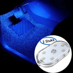 Levabe - Auto Interieur Verlichting - Multi Kleuren - Touch - Kast Verlichting - Sfeerverlichting - Led Decoratie - Kleurrijk - Starlight - Leeslamp - 2 STUKS -Auto-Onderdelenwinkel 1200x1194 15