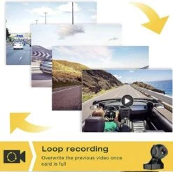 Mini Dashcam A720 WiFi/WDR/G-Sensor/White Angle/Doorloop Recording/Night Vision/Motion Detection/Park Modus + 32GB Micro SD Kaart -Auto-Onderdelenwinkel 1200x1194 3