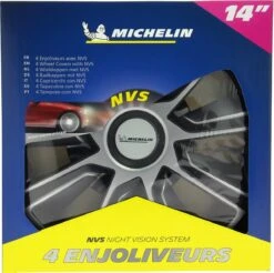 Michelin Wieldoppen 14 Inch - Zilver/zwart - 4 Stuks 14 Michelin Wieldoppen 14 Inch - Zilver/zwart - 4 Stuks -Auto-Onderdelenwinkel 1200x1195 13