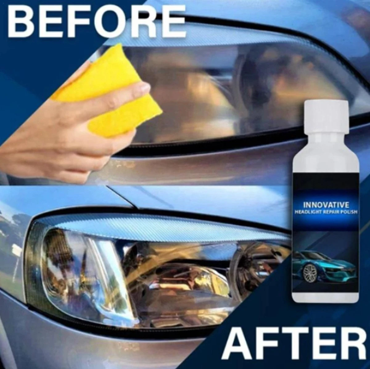 TLVX Koplamp Polijsten / Autolampen Polijsten / Krassen Verwijderen / Koplamp Vernieuwen / Lampen Polijsten / Koplamp Renovatie / Headlight Polish / Lamp Reparatievloeistof / Koplamp Polijst Set/ 20ML 3 TLVX Koplamp Polijsten / Autolampen Polijsten / Krassen Verwijderen / Koplamp Vernieuwen / Lampen Polijsten / Koplamp Renovatie / Headlight Polish / Lamp Reparatievloeistof / Koplamp Polijst Set/ 20ML