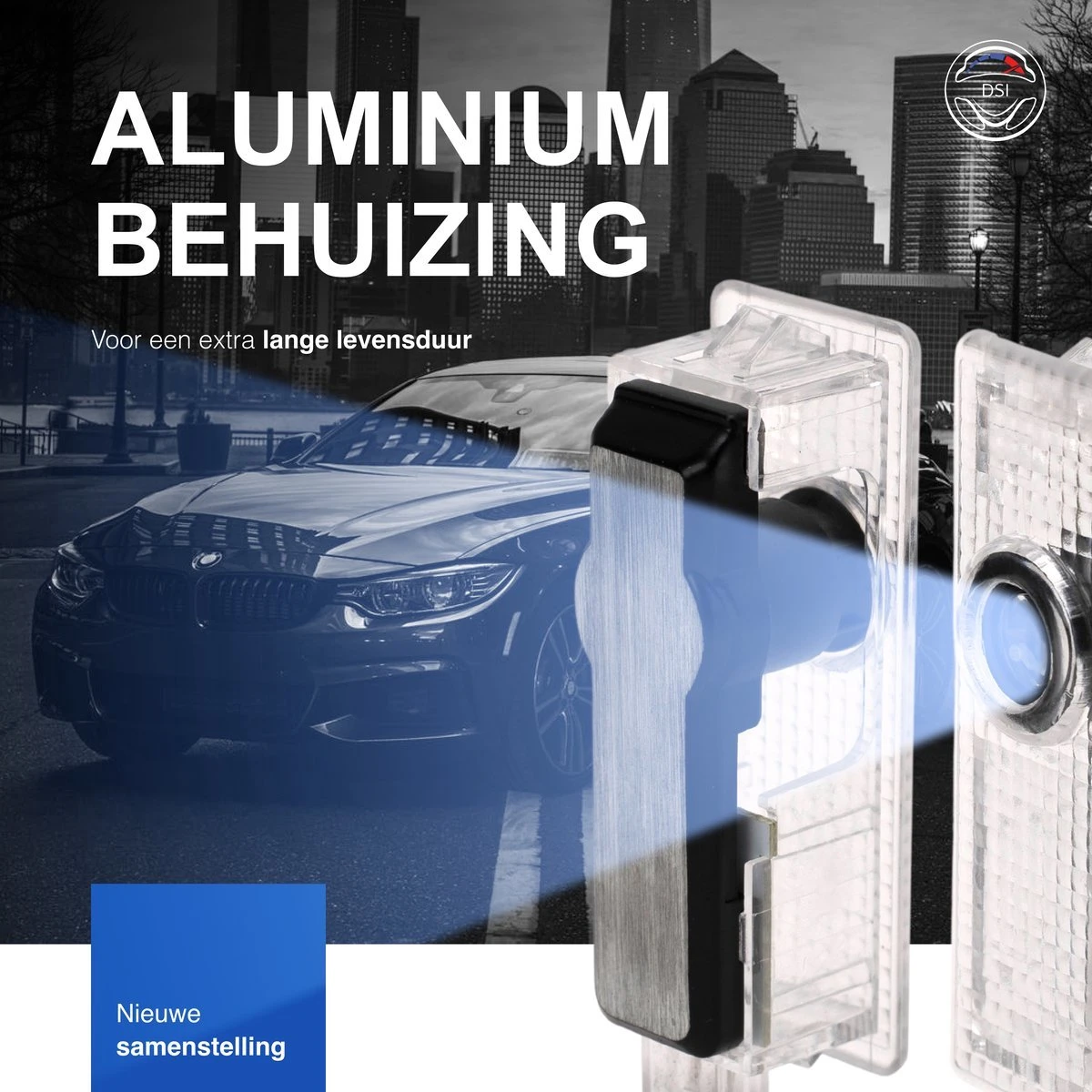 BMW Logo Projector - Auto Deur Verlichting - Auto Interieur - BMW Accessoires - Set Van 2 - BMW 1-3-5-6-7-X-Z Series 8 BMW Logo Projector - Auto Deur Verlichting - Auto Interieur - BMW Accessoires - Set Van 2 - BMW 1-3-5-6-7-X-Z Series - Afbeelding 6