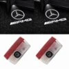 Mercedes Deur Logo Projector C/E/ W205 W213- Portier Voertuigverlichting - Auto Deur Verlichting - Auto Interieur - Mercedes Accessoires - Set Van 2 AMG Logo