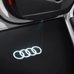 Projector - Portier Voertuigverlichting - - Deur Verlichting - Auto Interieur - Audi Accessoires - Set Van 2 Met Audi Logo