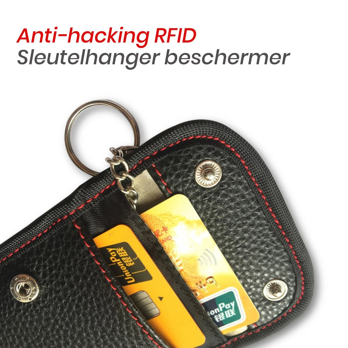 Merkloos 2x RFID Auto Keyless Beschermhoes - PU Leer - Autosleutel Bag- Faraday - -etui- Auto Rfid Blocker - Autosleutelhoes RFID - Antidiefstal - Autosleutelhoesje - Veiligheid - Car Security - Protected 7 Merkloos 2x RFID Auto Keyless Beschermhoes - PU Leer - Autosleutel Bag- Faraday - -etui- Auto Rfid Blocker - Autosleutelhoes RFID - Antidiefstal - Autosleutelhoesje - Veiligheid - Car Security - Protected - Afbeelding 5
