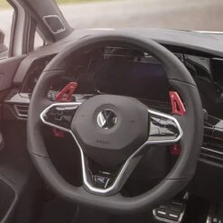 No Name Vw Golf 8 GTI GTD TSI TDI Variant R Line Red Aluminium DSG Flippers Schakel Paddles Stuurwiel Stuur Extentions -Auto-Onderdelenwinkel 1200x1200 1149