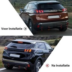 No Name Uitlaat Look Strip Lijst Trim Chrome Geschikt Voor Peugeot 3008 4008 5008 Styling Exhaust Tips -Auto-Onderdelenwinkel 1200x1200 1170