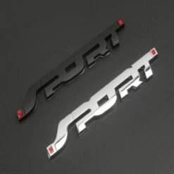 Merkloos Auto Embleem Sport - Zilver Chroom - Zelfklevende Badge - Sport Logo Voor Audi, BMW, Mercedes, Skoda, Volkswagen, Kia, Volvo, Peugeot, Renault, JEEP, Mitsubishi, Opel, Honda, Toyota, Hyundai - Voor Achterklep - Auto Accessoires -Auto-Onderdelenwinkel 1200x1200 1171