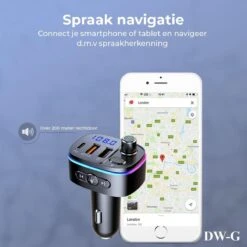 DW-G Bluetooth FM Transmitter - Auto Lader - Carkit - Handsfree - MP3 - USB - Snel Lader - Noise Cancelling - Nieuw Model -Auto-Onderdelenwinkel 1200x1200 1259