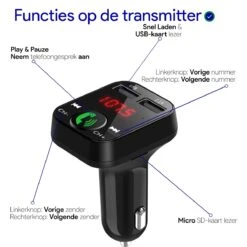 Bluetooth FM Transmitter - Bluetooth Ontvanger Voor In De Auto - USB - Handsfree Carkit -Auto-Onderdelenwinkel 1200x1200 1268