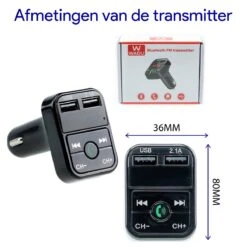 Bluetooth FM Transmitter - Bluetooth Ontvanger Voor In De Auto - USB - Handsfree Carkit -Auto-Onderdelenwinkel 1200x1200 1270