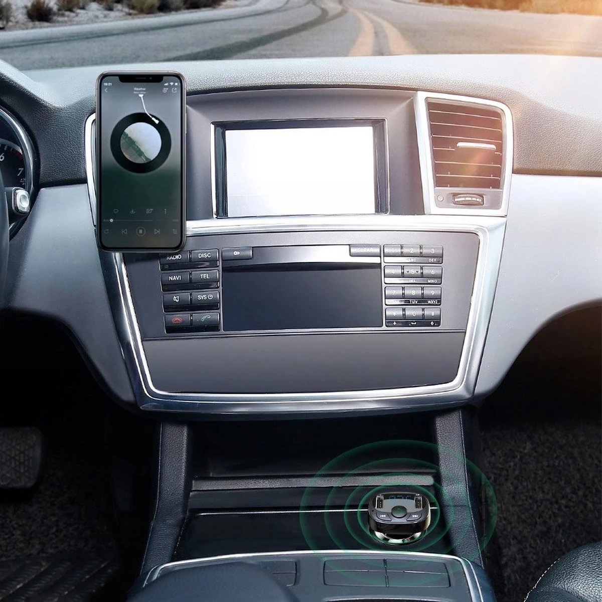 Baseus Baseus Bluetooth Muziek FM Transmitter En Dubbele USB Poort Autolader 21 Baseus Baseus Bluetooth Muziek FM Transmitter En Dubbele USB Poort Autolader - Afbeelding 19