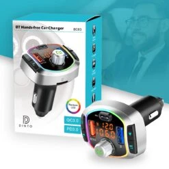 DINTO® Bluetooth FM Transmitter BC63 - Auto Lader - Carkit - Handsfree - USB 3.0 - MP3 - SD Kaart - Snel Lader - Bluetooth Receiver -Auto-Onderdelenwinkel 1200x1200 1287