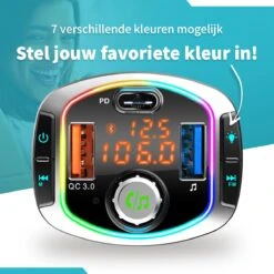 DINTO® Bluetooth FM Transmitter BC63 - Auto Lader - Carkit - Handsfree - USB 3.0 - MP3 - SD Kaart - Snel Lader - Bluetooth Receiver -Auto-Onderdelenwinkel 1200x1200 1290