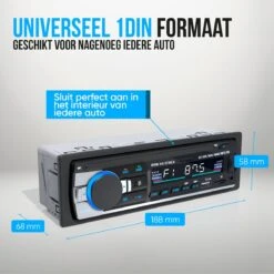 Strex Autoradio Met Bluetooth Voor Alle Auto's - USB, AUX En Handsfree - Afstandsbediening - Enkel DIN Auto Radio Met Ingebouwde Microfoon -Auto-Onderdelenwinkel 1200x1200 1379