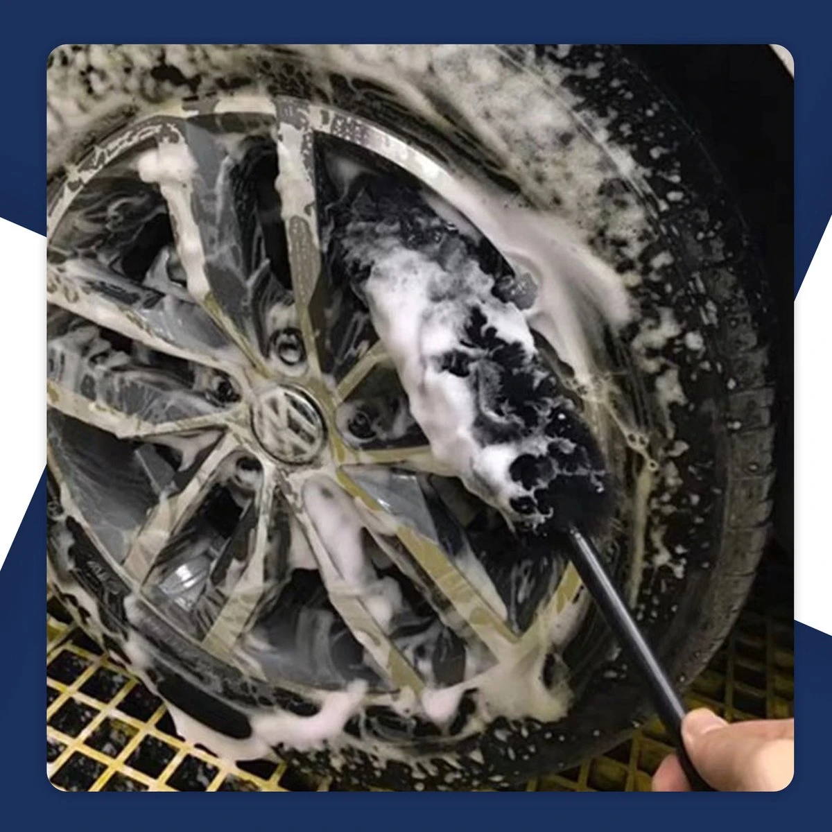 STACK Wheel Brush | Velgen Reiniger - Velgen Borstel - Velgenborstel - Velgen Reinigen - Auto Cleaning En Detailing Borstel - Velgenborstel Zacht 5 STACK Wheel Brush | Velgen Reiniger - Velgen Borstel - Velgenborstel - Velgen Reinigen - Auto Cleaning En Detailing Borstel - Velgenborstel Zacht - Afbeelding 3