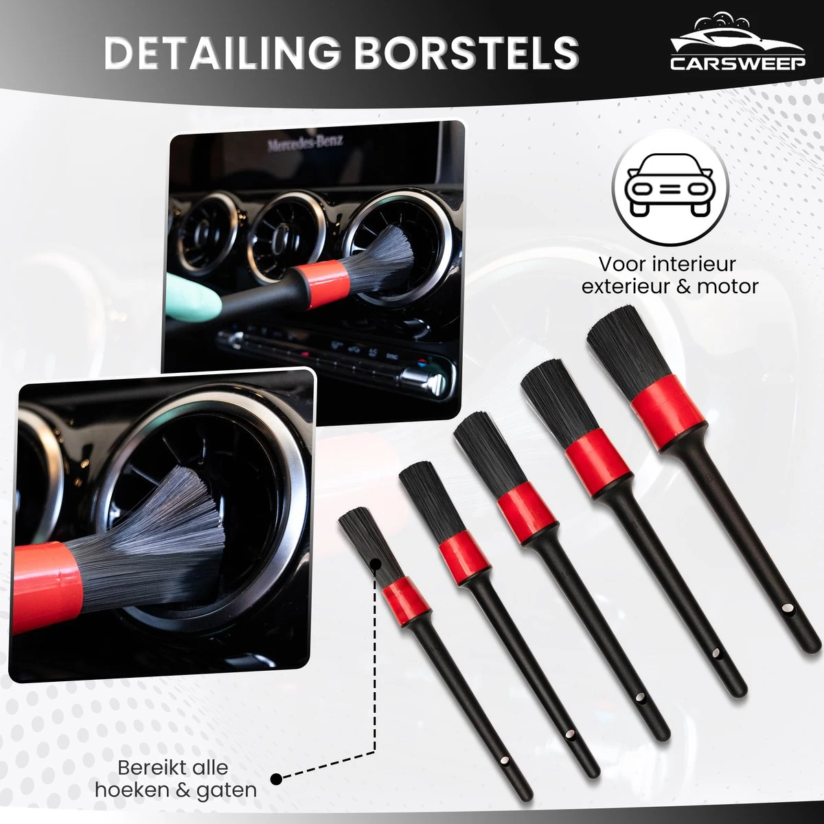CarBrush Kit - Velgenborstel- Auto Borstelpakket - Velgenreiniger- Auto Poetsproducten- Auto Poetspakket- Auto Wax- Wheel Brush- Velgenborstel Microvezel 6 CarBrush Kit - Velgenborstel- Auto Borstelpakket - Velgenreiniger- Auto Poetsproducten- Auto Poetspakket- Auto Wax- Wheel Brush- Velgenborstel Microvezel - Afbeelding 4
