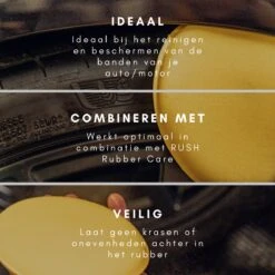 RUSH Bandenglans Applicator - Rubber Care Applicator - Auto & Motor - Auto Wassen - Tire Shine - Bandenzwart - Bandenglans -Auto-Onderdelenwinkel 1200x1200 167