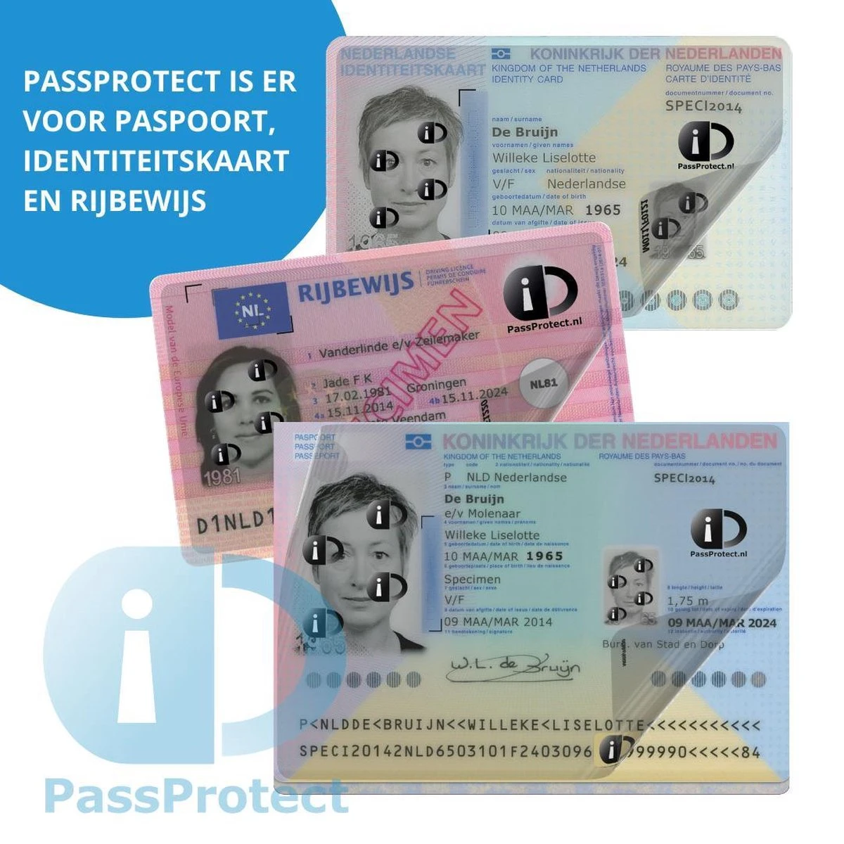 PassProtect Voor Rijbewijs | Beschermfolie | Herbruikbaar | Voorkom Identiteitsfraude | Beveiliging BSN En Pasfoto 6 PassProtect Voor Rijbewijs | Beschermfolie | Herbruikbaar | Voorkom Identiteitsfraude | Beveiliging BSN En Pasfoto - Afbeelding 4
