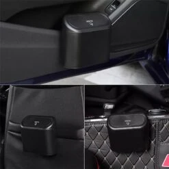 Subbie Luxe Auto Prullenbak - Mini Prullenbak - Draagbare Voertuig Prullenbak - Car Trash Can - Auto Accessoires - Autoprullenbak - Anti Lek Bak - Vuilnisbak - Handige Organizer