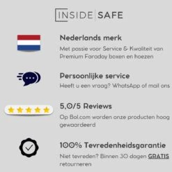 Inside Safe RFID Beschermhoes Autosleutel - Keyless Entry Beschermhoes - Autosleutel RFID Antidiefstal - Leer - Zwart -Auto-Onderdelenwinkel 1200x1200 428
