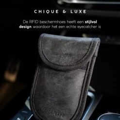 Inside Safe RFID Beschermhoes Autosleutel - Keyless Entry Beschermhoes - Autosleutel RFID Antidiefstal - Leer - Zwart -Auto-Onderdelenwinkel 1200x1200 431