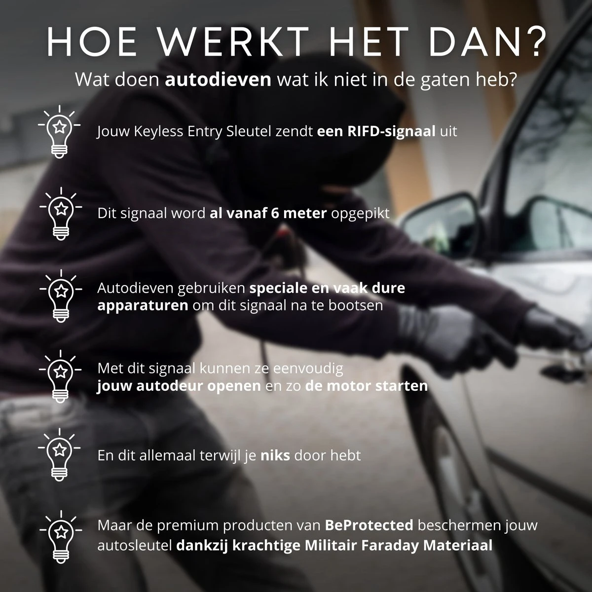 Faraday Box Geschikt Als Autosleutel Kluis Met Keyless Entry Hoesje - Rfid Beschermhoes - Antidiefstal Etui Auto 4 Faraday Box Geschikt Als Autosleutel Kluis Met Keyless Entry Hoesje - Rfid Beschermhoes - Antidiefstal Etui Auto - Afbeelding 2