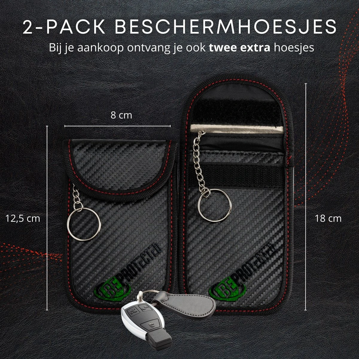 Faraday Box Geschikt Als Autosleutel Kluis Met Keyless Entry Hoesje - Rfid Beschermhoes - Antidiefstal Etui Auto 12 Faraday Box Geschikt Als Autosleutel Kluis Met Keyless Entry Hoesje - Rfid Beschermhoes - Antidiefstal Etui Auto - Afbeelding 10